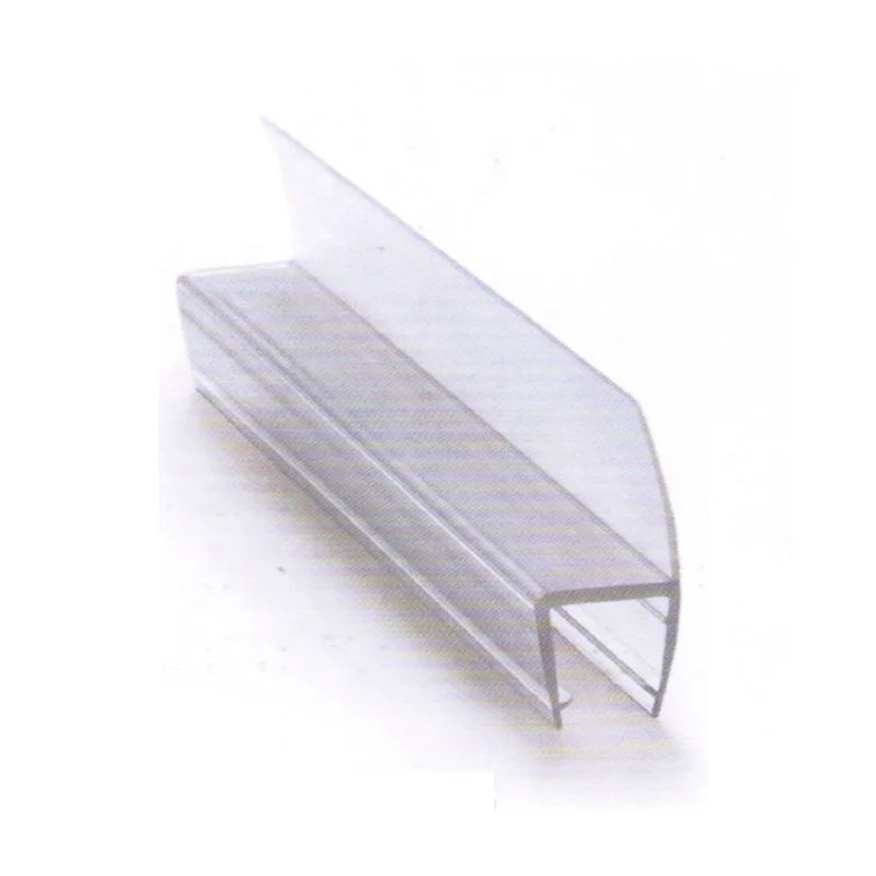 PVC Weather Striping for Frameless Glass Door and Window Shower door transparent seal strip