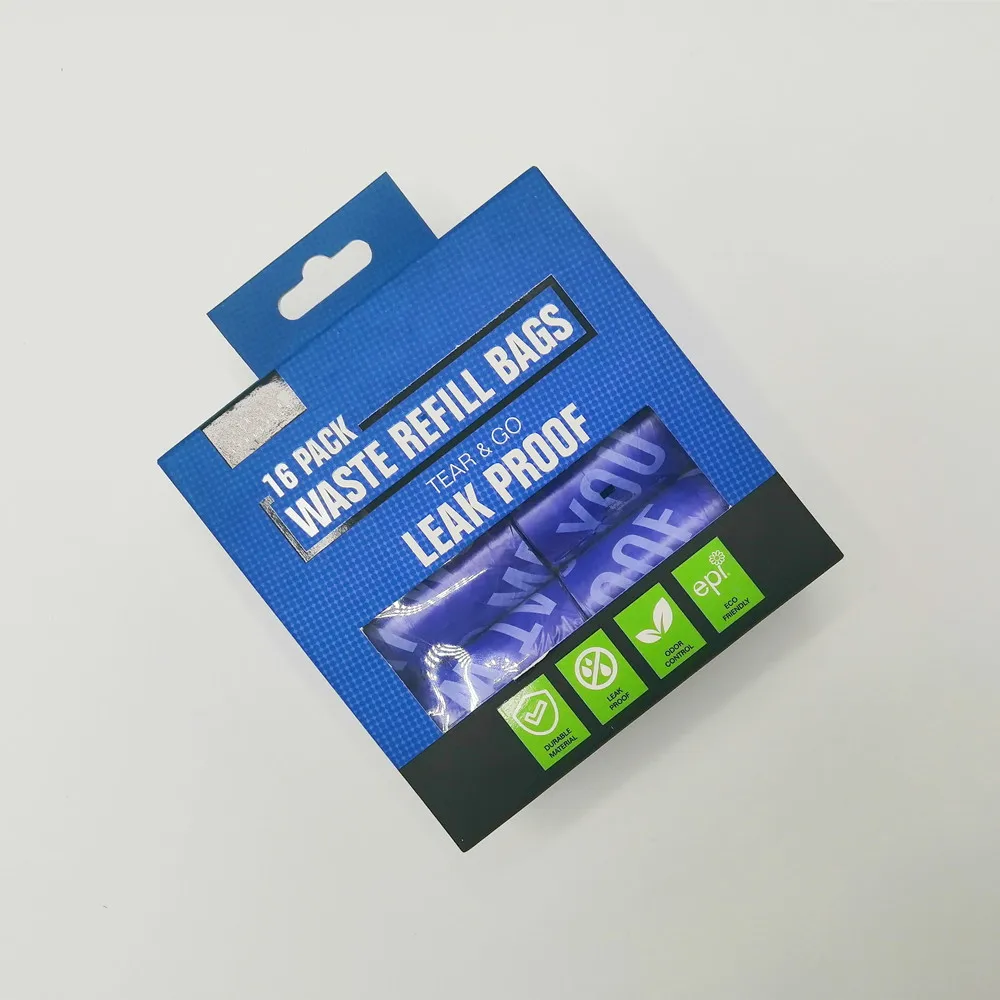 FSD OEM Custom Private Label Wholesale Plastic Thick Dog Waste Poop Bags Biodegradable For Training