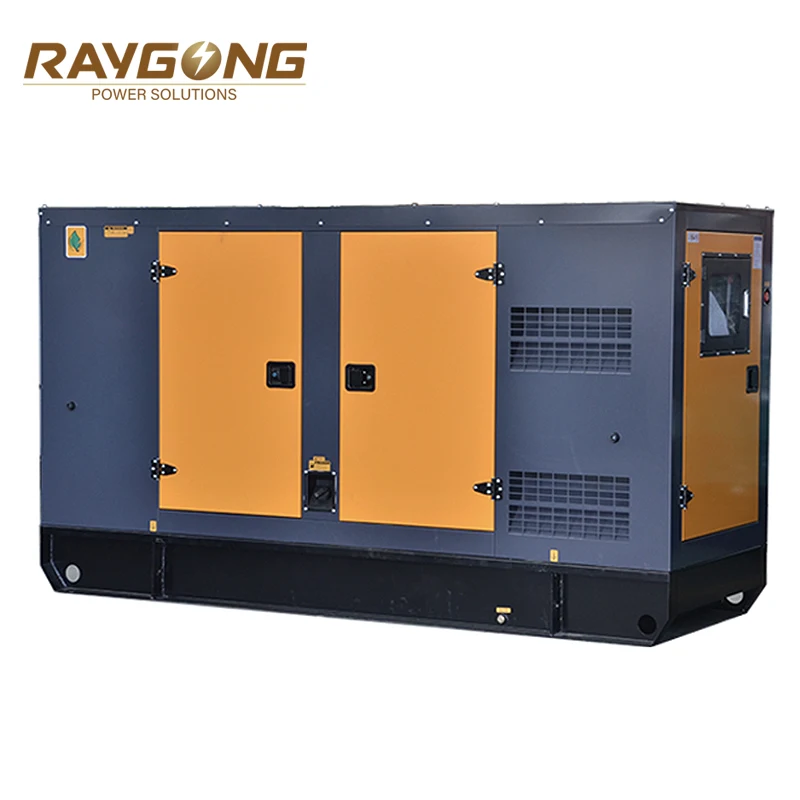 Industry Using Water Cooled 50KW 50KVA Super Silent generator 3 phase auto silent diesel generator whole house generator