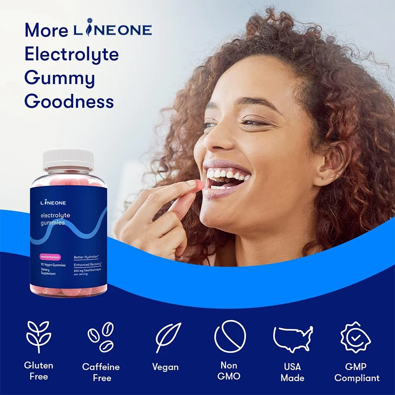 Electrolyte Gummies Supports Rehydration and Recovery with Sodium Calcium Potassium Zinc and Chloride