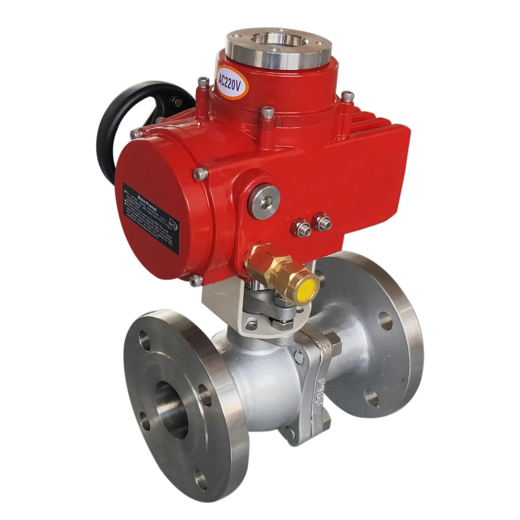 12V 24V 220V Flange Type Water Flow Control Electric Motorized Actuator Ball Valve Electric Actuator