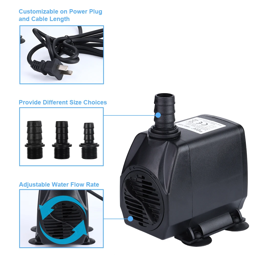 5000L/H Pond waterfall pump