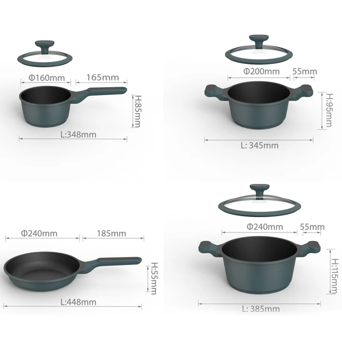  Factory-made color cooking milk pot can customize LOGO sauce pan in