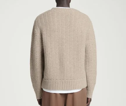 Comfortable Autumn Winter Solid Slim Pullover Knitted Sweater Long Sleeve Luxury Vintage Round Neck Knitted Sweater for Man