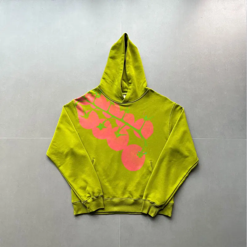 Manufacturers for Customs Men Clothes Pure Cotton Pullover No String Hoodie with Big Pocket Thick Silicone Printing Men Hoodies