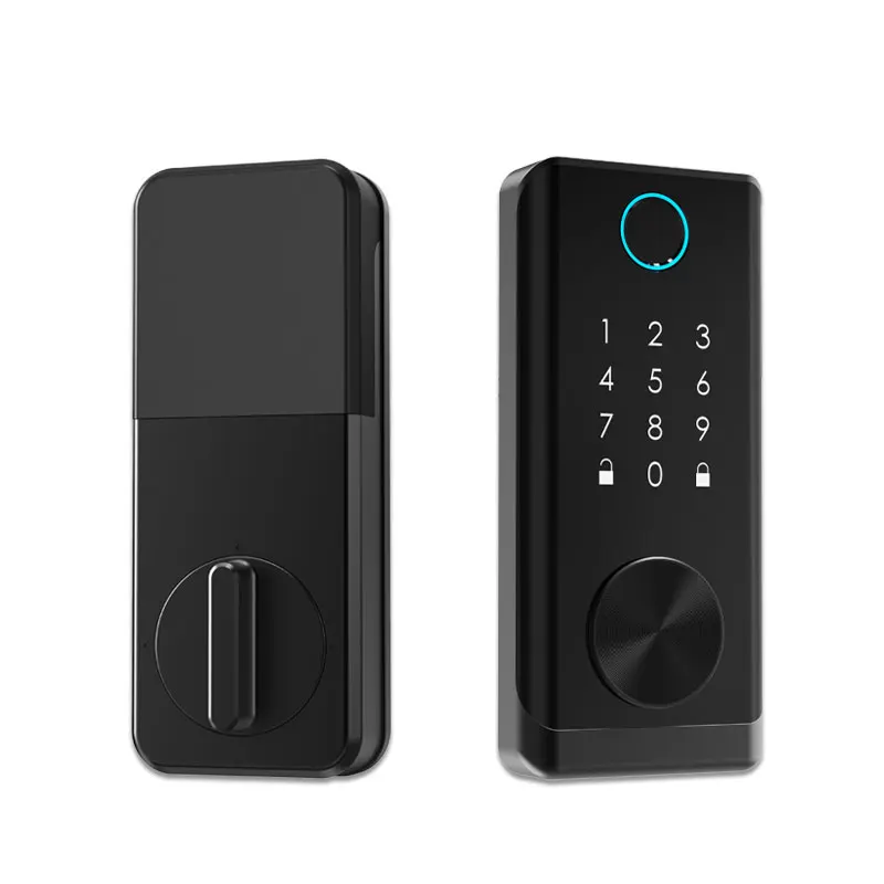 Smart Single Deadbolt Lock with Blue Tooth TT App Electronic Brass Cylinder Electric Keypad Door Locks