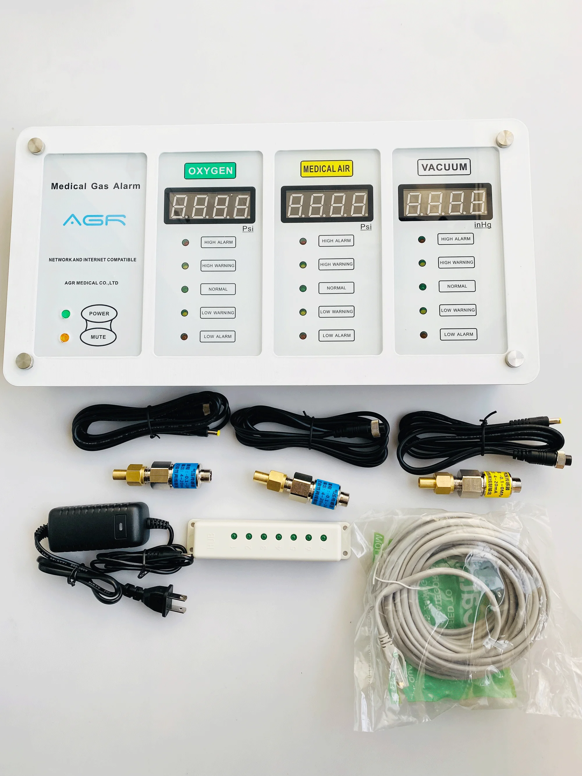 Gas Alarm System Electric Oxygen Concentrator CE 1 Set Tank Device 3 Free Spare Parts 3 Years Oxygen Concentrator Portable Mini