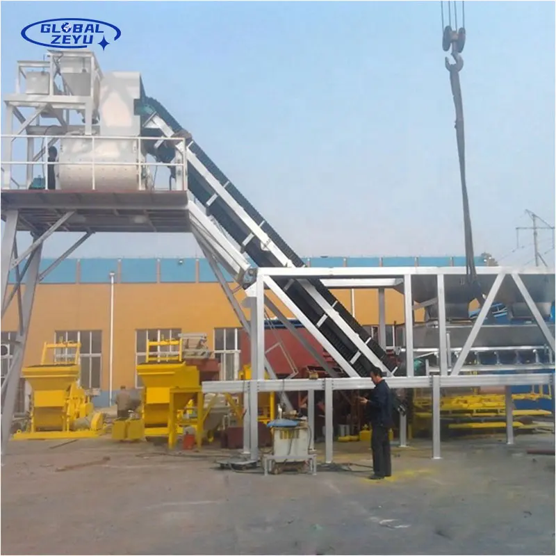 ZEYU Factory Manufacture Small Concrete Mixing Plant 90M3/H Cement Sand Mortar Mobile Concrete Plant Dry Mix Mobile Mixing Plant