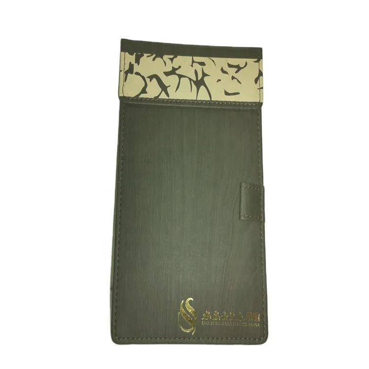 
Magnetic PU Leather Office Clipboard Restaurant Hotel Menu Folder Bill Folder Clipboard 