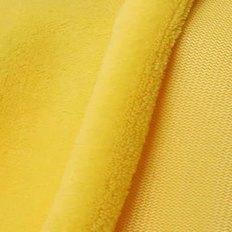 Double side flannel fabric 80 cotton 20 polyester Coral Fleece Corduroy cord fabric  fabric for Bedding