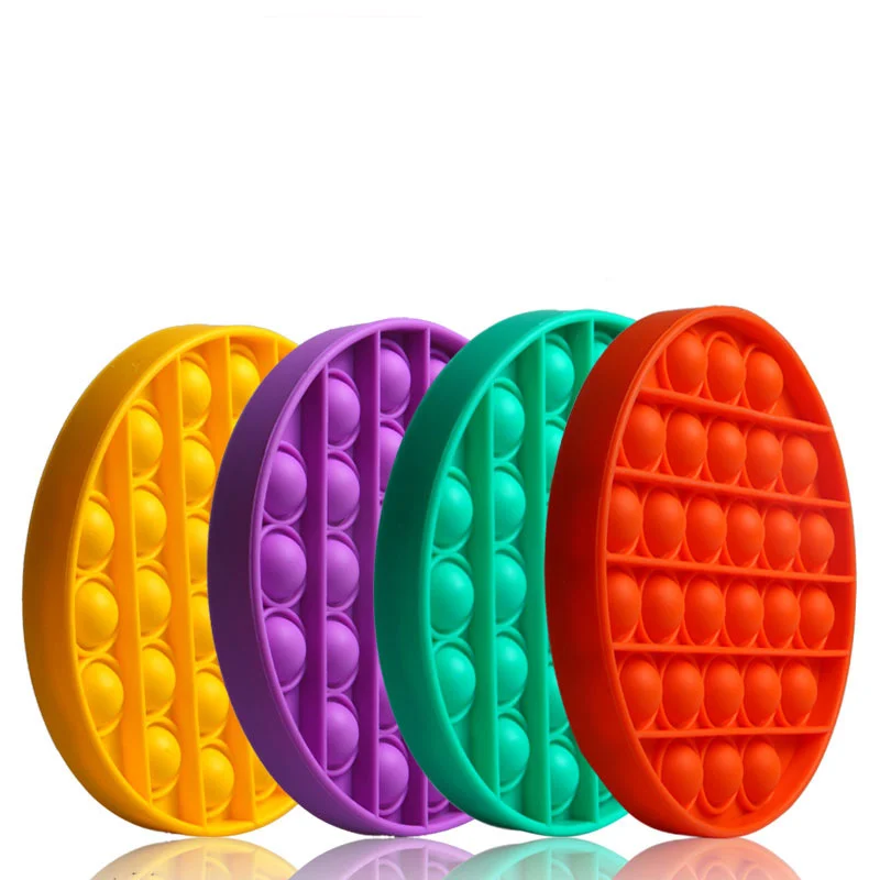 New Arrival Stress Relief Push Pop Silicone  Fidget Sensory Toy For Kids Or Adults