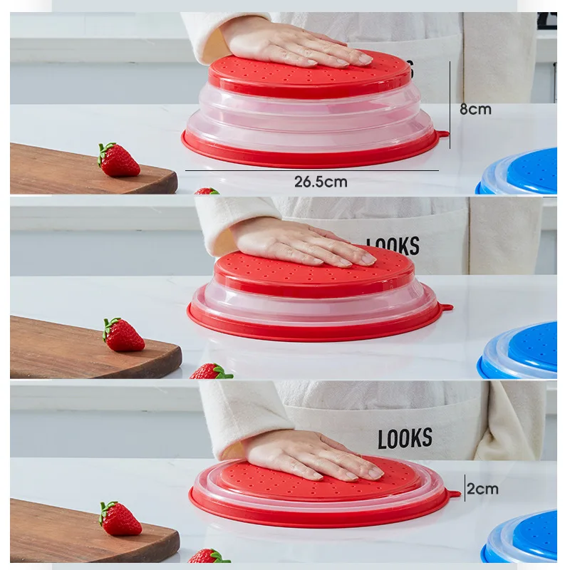 Многоразовая Гибкая силиконовая Крышка для