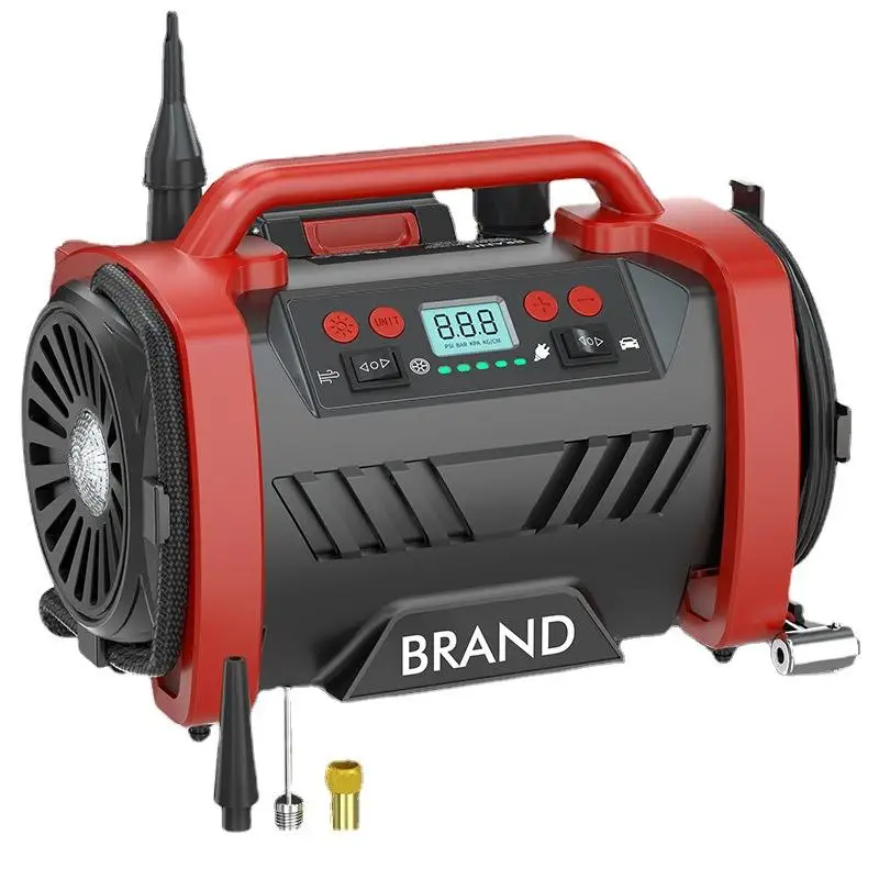 YANTU AM42B double cylinder cordless portable air compressor tyre pump digital automatic electric 12V car tire inflators machine
