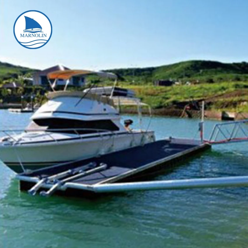 Dock equipment modular used jetski ship floating dock plastic pontoons