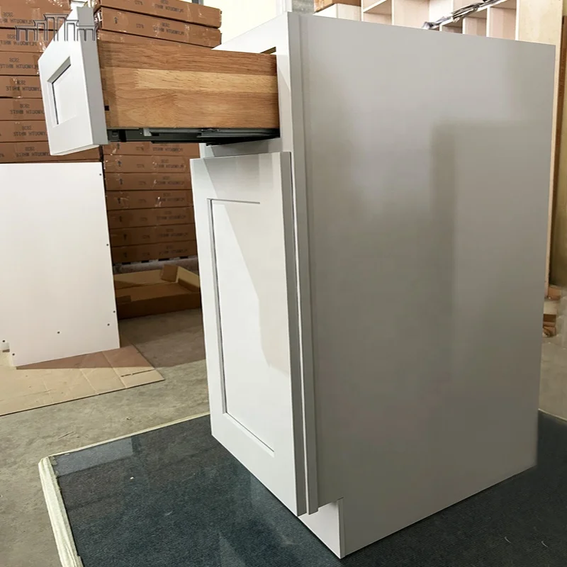 China/Vietnam Factory Wholesale RTA Kitchen Cabinet CARB-2 KCMA Certified Wooden Cabinets American Shaker Style Kitchen Cabinet