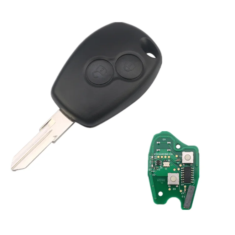 2 Buttons Car Remote Smart Key Cover Case 433 Mhz 7947 Chip For Renault Megane Modus Clio Kangoo Logan Auto Key