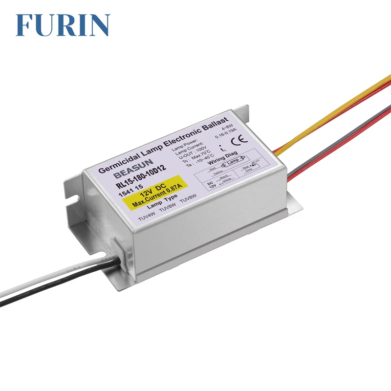 Hight Quality 8-17W DC 12V Electronic Ballast for UVC Lamp