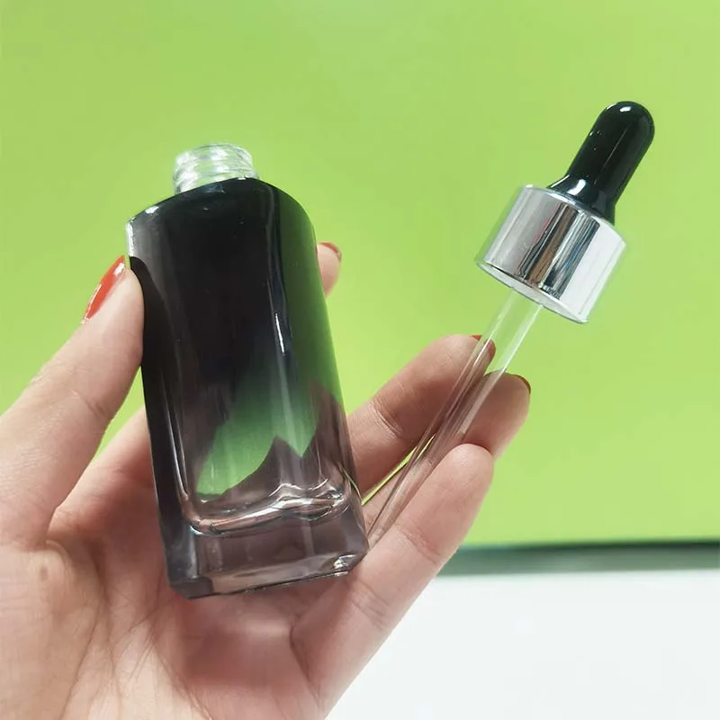 envases de vidrio con gotero 15ml 30 ml 50ml bouteilles en verre cosmtique glass dropper serum bottle for cosmetic packaging