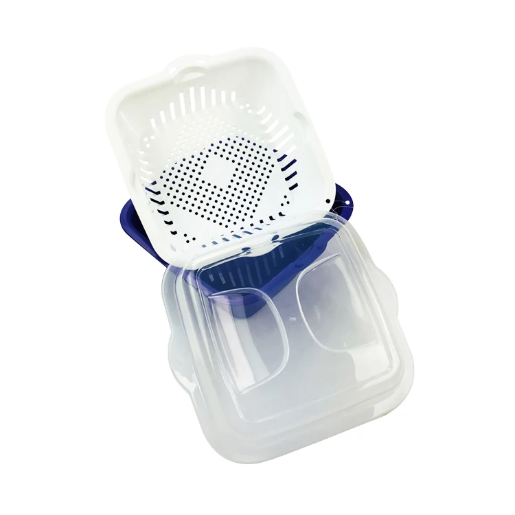 Factory Price Kitchen Utensil Eco-Friendly PP Fruit Vegetable Dish Strainer Plastic Sieve