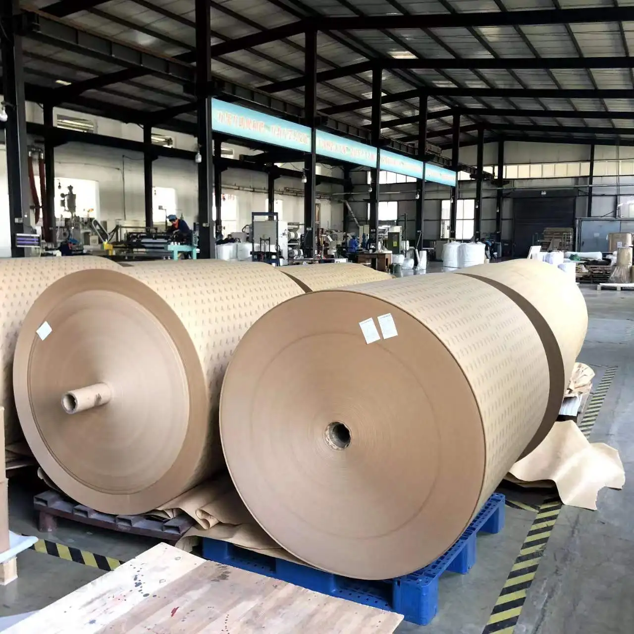 30 GSM to 100 GSM PE coated brown kraft paper roll for food packaging