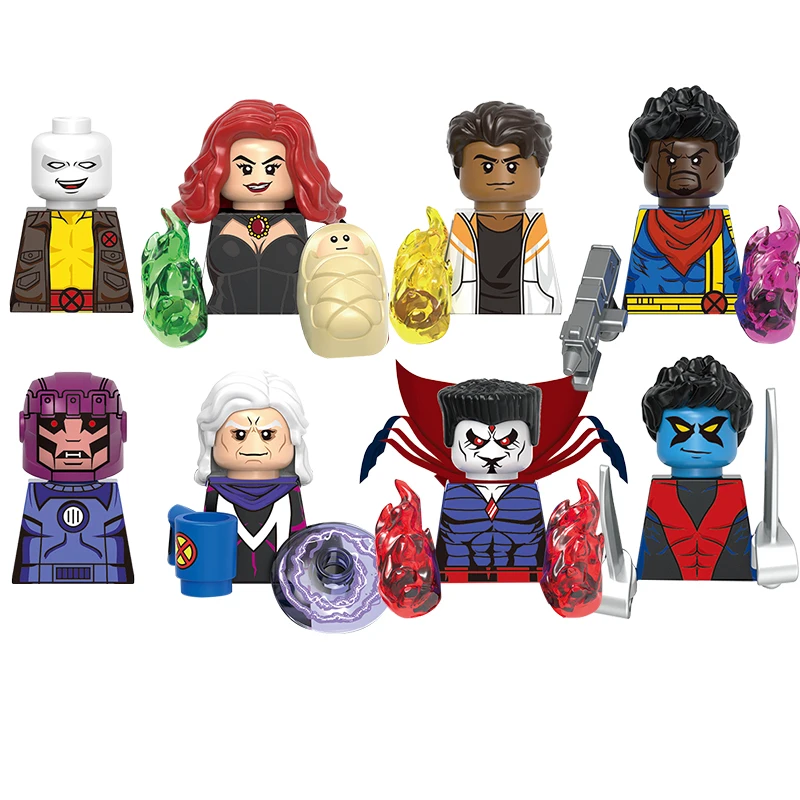 G0167 X-men Magneto Madelyne Bishop msr. Sinister Sentinel Morph Супергерои Мини-Кирпичи Строительные блоки фигурка пластиковая игрушка