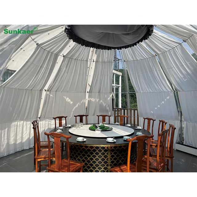 Good Price Waterproof Hotel Resort Glamping Tent Dome House eco friendly dome houses modern geodesic dome Oval House
