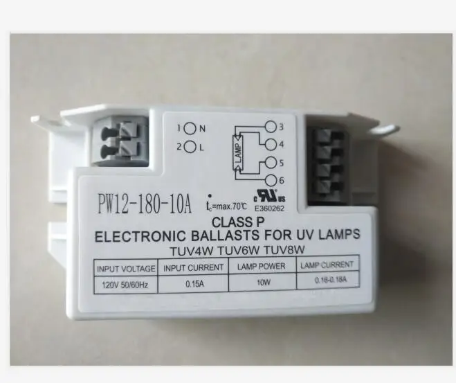 Драйвер УФ-лампы 120 в 4 Вт 6 8 10 21 AC100v-240v дезинфекционный световой