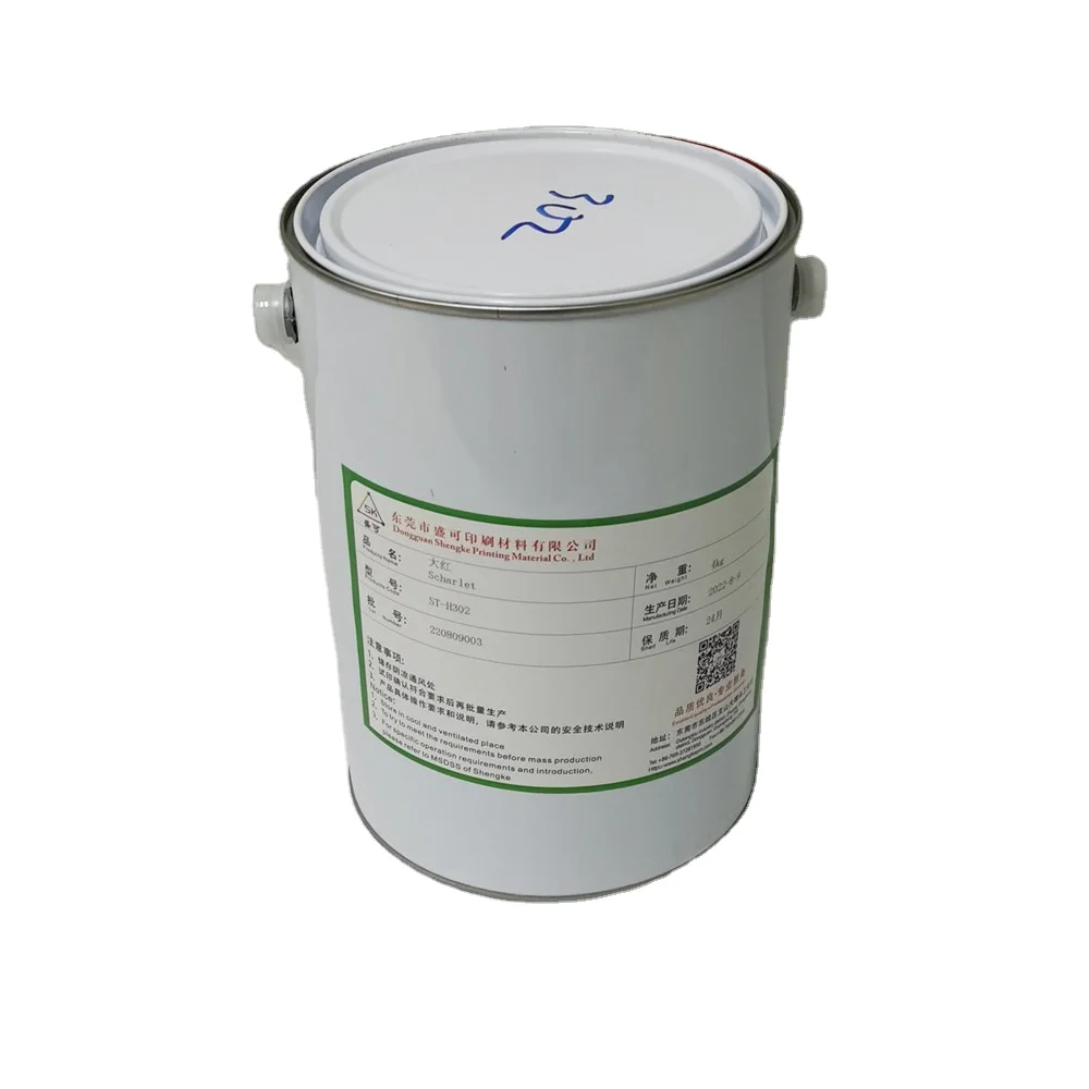 China Luxury Solvent Based Screen Printing Heat Transfer Ink For Textile