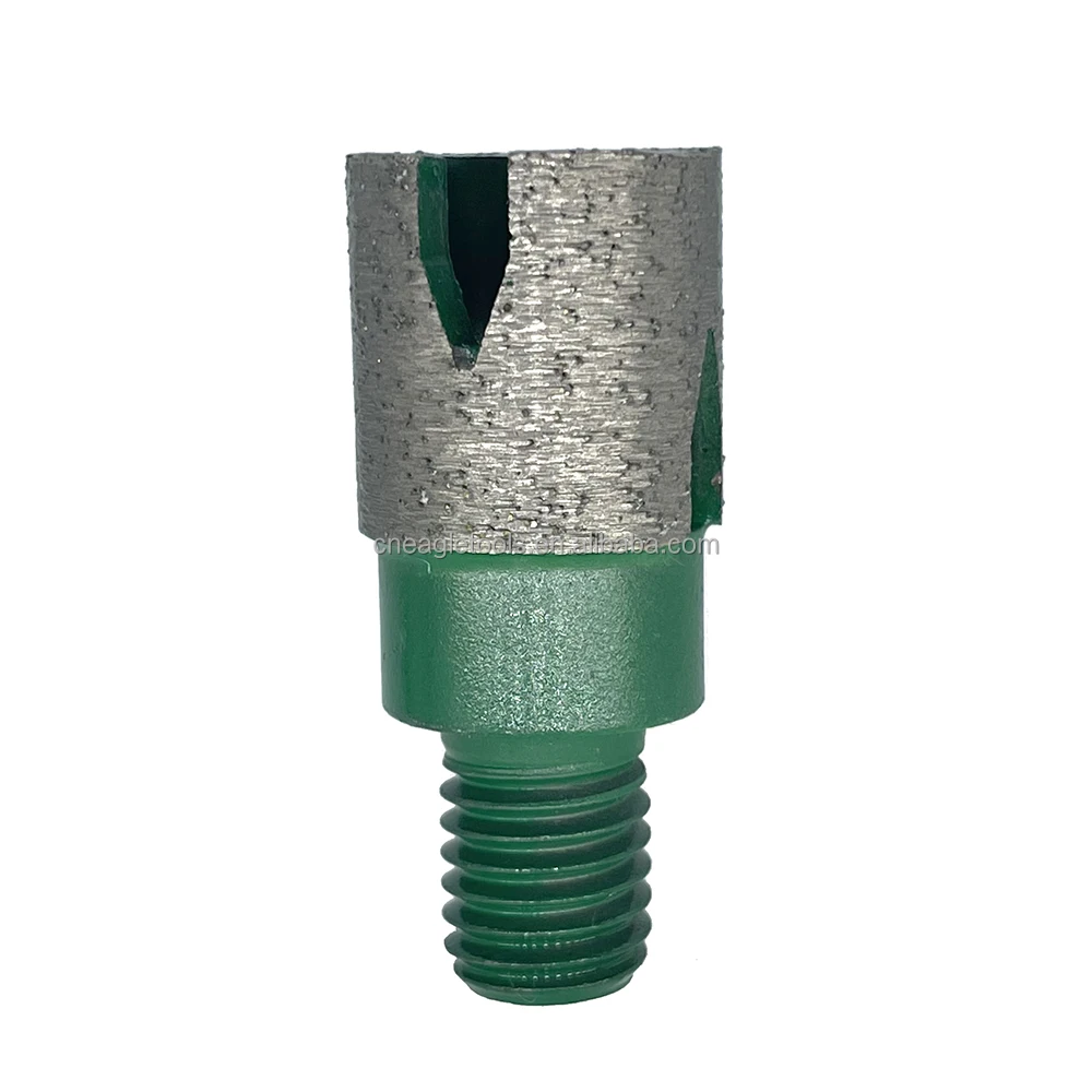 Crawnedeagle 20 мм M12 резьба алмазные инкрементные биты 3/4 дюйма нарезные для гранита и кварца