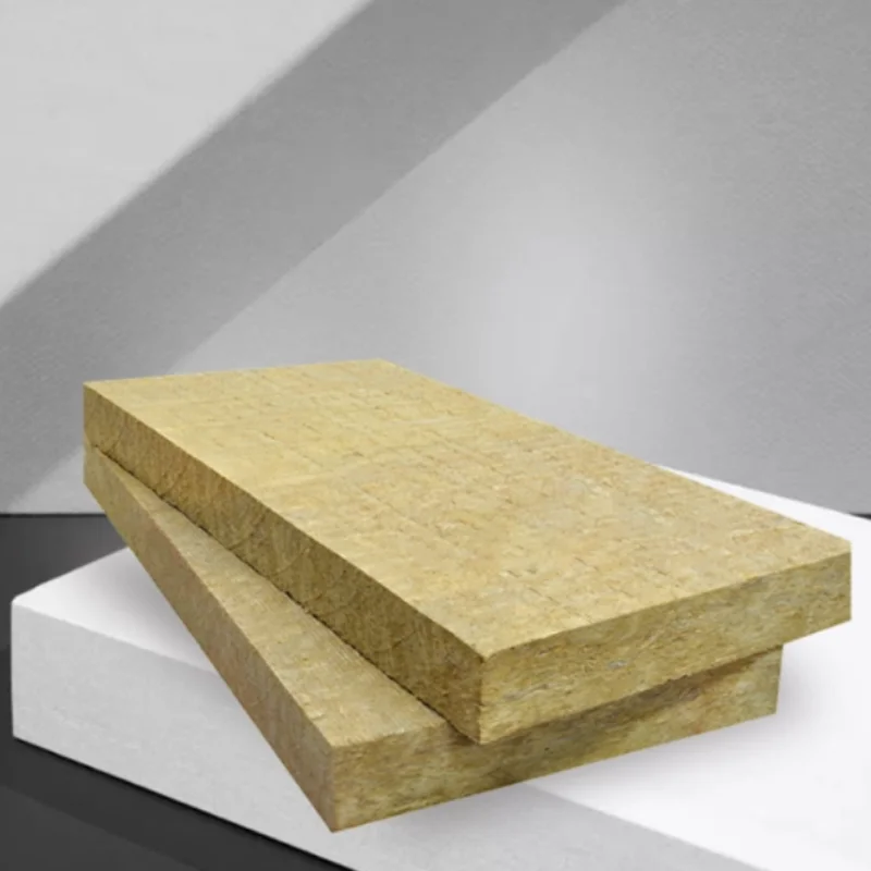 Industrial Cotton Rock Wool Board 50mm Thick High Temperature Resistant Thermal Insulation Fireproof Foil Warehouses Made Basalt