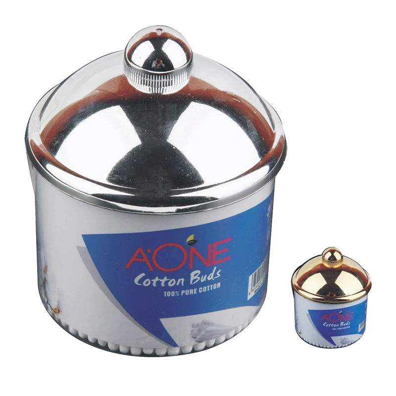 300pcs cotton buds cotton swabs plastic in PS box with tower lid