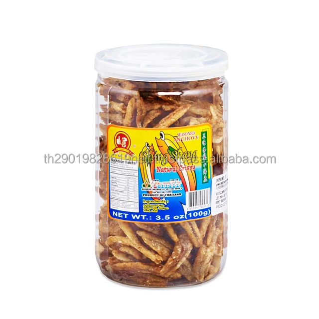 Mr. Number One Brand Hot Sale Crispy Anchovy Net Weight/Jar 100 G Product Wholesale From Thailand