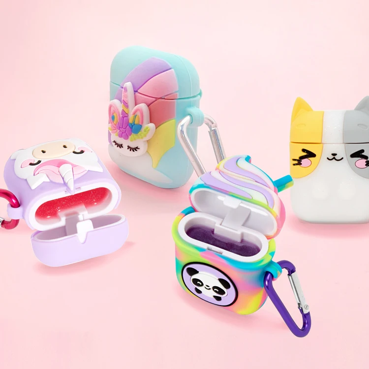 Private Label Organiccute Headphone Girl Shaped Lip Balms for Stick Sugar Lipsticks Matte Lipstick Female Red Lipstick Lips Care