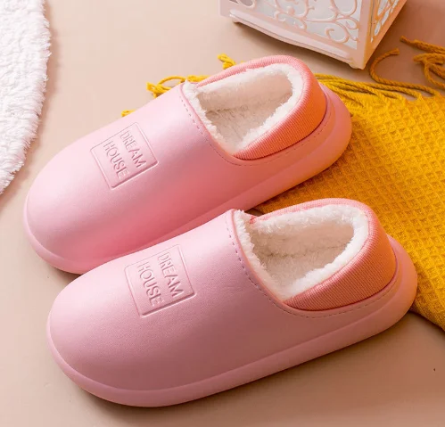 JOGHN FANCY Comfortable Furry House Slippers Women Winter Slipper For Ladies