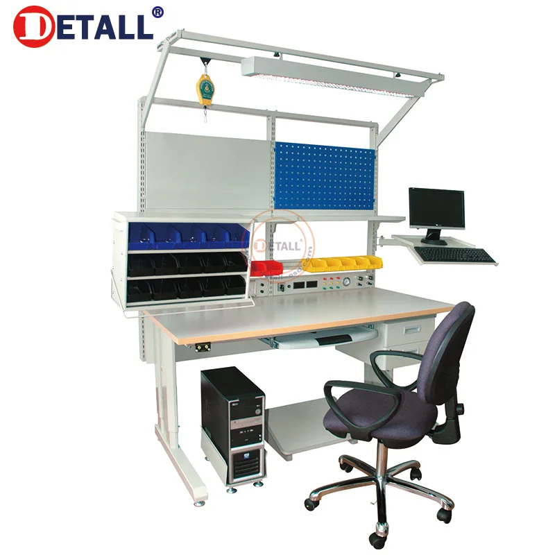 Detall lab esd модульный Электрический верстак для ноутбука, используемый в качестве сборки мобильных телефонов и ноутбуков