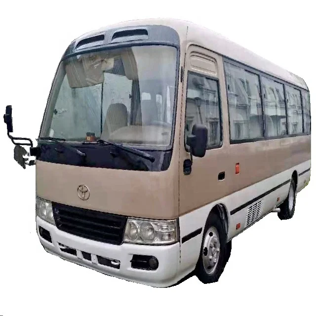 30 seats cheap price used car Japan toyot coaster mini bus for sale diesel left