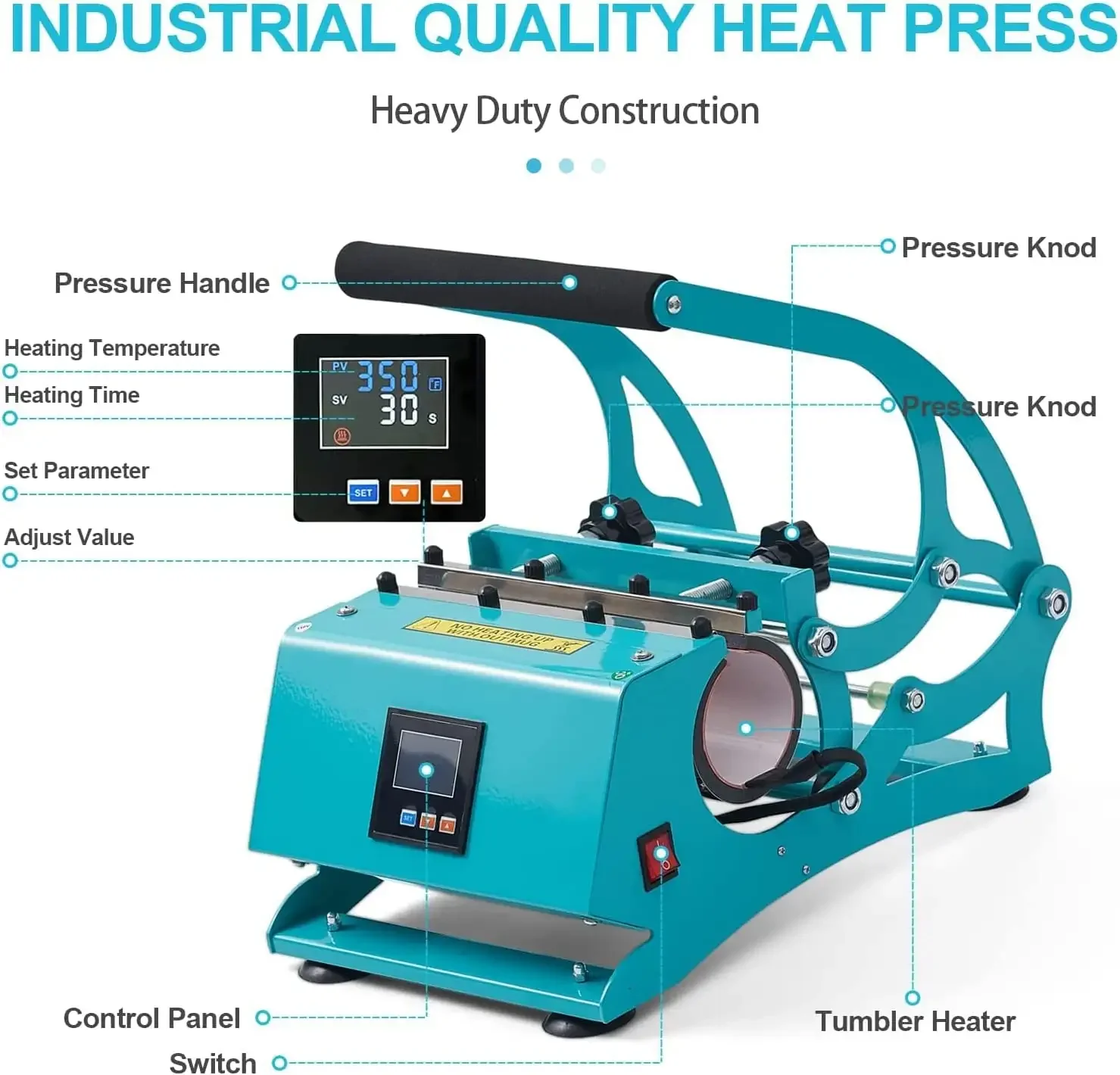 Erasmart In Stock New Mug Printing Heat Press Machine Bottle Cup 40oz Tumbler Press