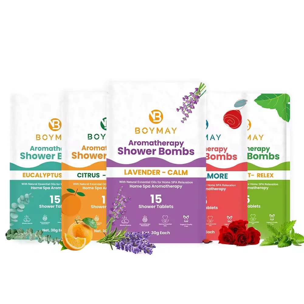 Aromatherapy All Natural Bath Supplies Care Variety Pack Shower Steamers With Essential Oils