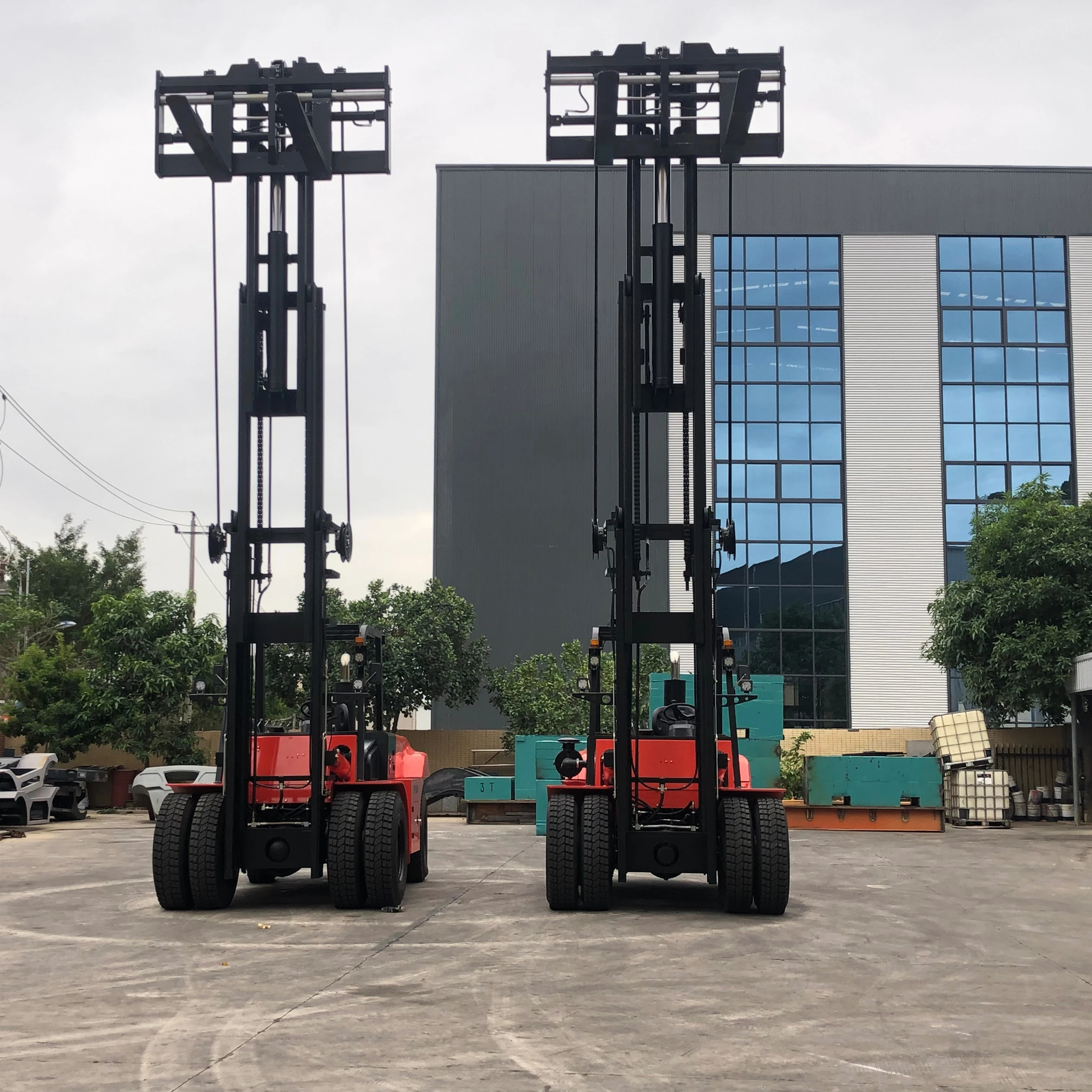 Xinghao 12-42ton EPA Euro 3 5 Montacargas Mauefacture Carretilla Elecadora Chariot  Price Fork Lift Truck Diesel Forklifts