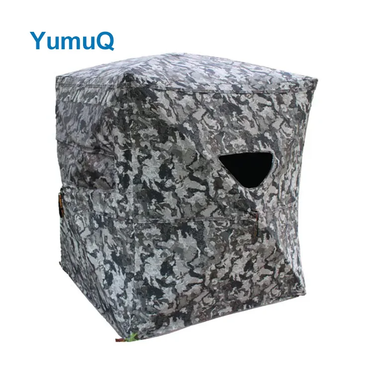 Камуфляжная сеть YumuQ настенная Выдвижная палатка с деревом для двух человек охоты и гор