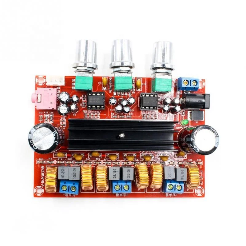 XH-M139 2.1 Amplifier Board Channel Digital Subwoofer Amplificateur de Puissance DC12V-24V 2*50W+100W Chip TPA3116D2