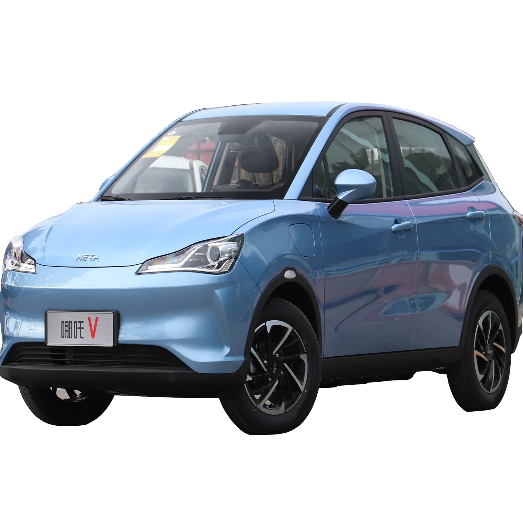  Недорогой внедорожник NETA V smart city 4 seater 5 doors ev car 4x2 2wd mini SUV super coupe для