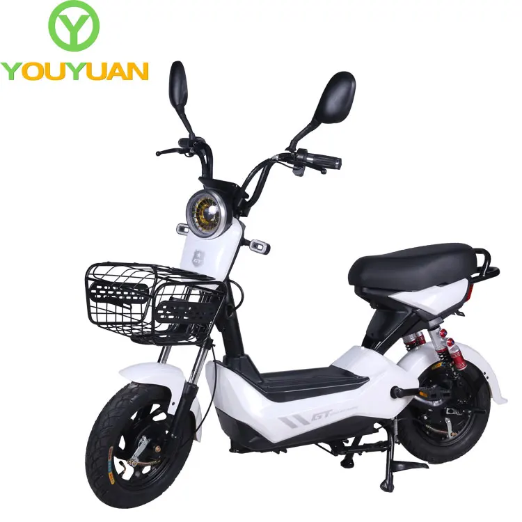 Cheap Electric Bike With Pedal Assisted Fast Adult Electric Motorcycle Scooter   Y2-OT