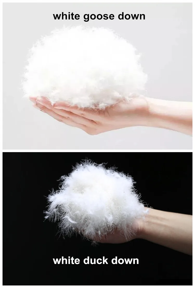 220 x 240 cm High quality luxury soft hotel white goose down quilt