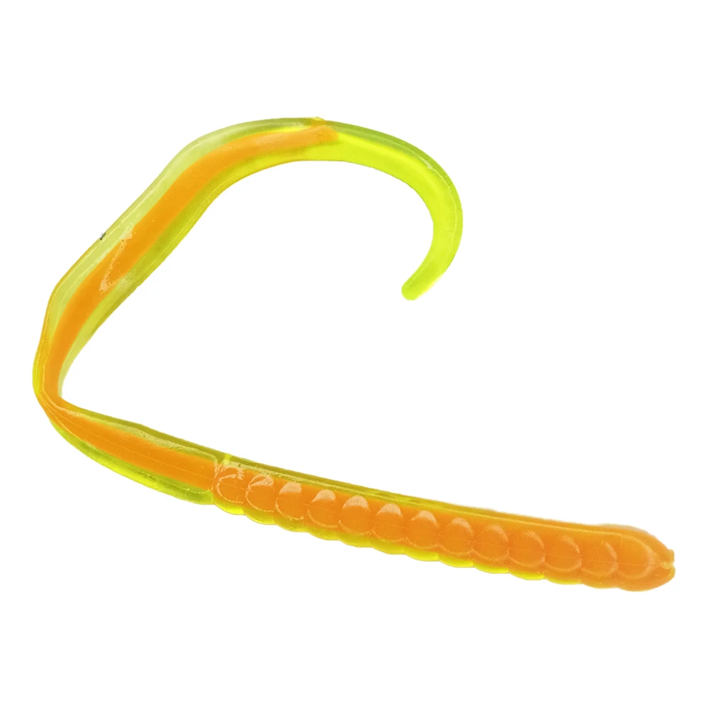 150mm 6g Realistic Life Like Tail Curls Soft Lures Soft Mini Worm Bait Artificial Fishing OEM PVC Plastic Bag Attracting Fish