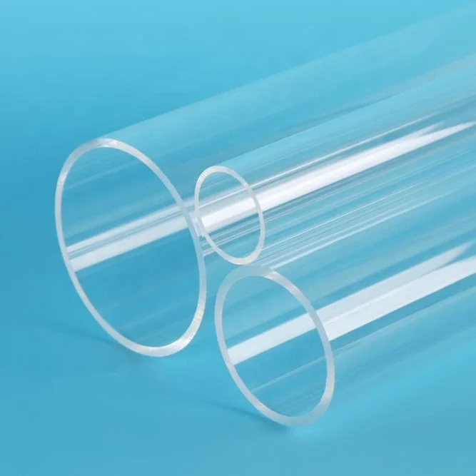 Milky  white acrylic tube  transparent PMMA tube acrylic rod