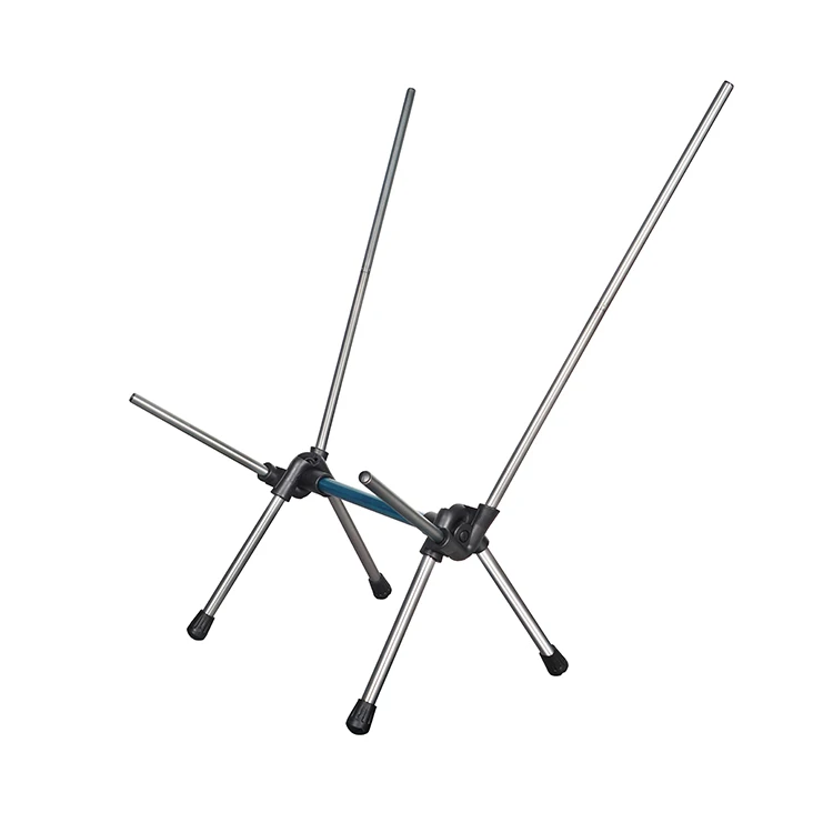 custom logo foldable chair aluminum frame moon chair