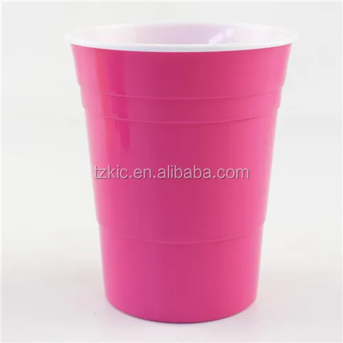 Double Color Plastic Party Cup