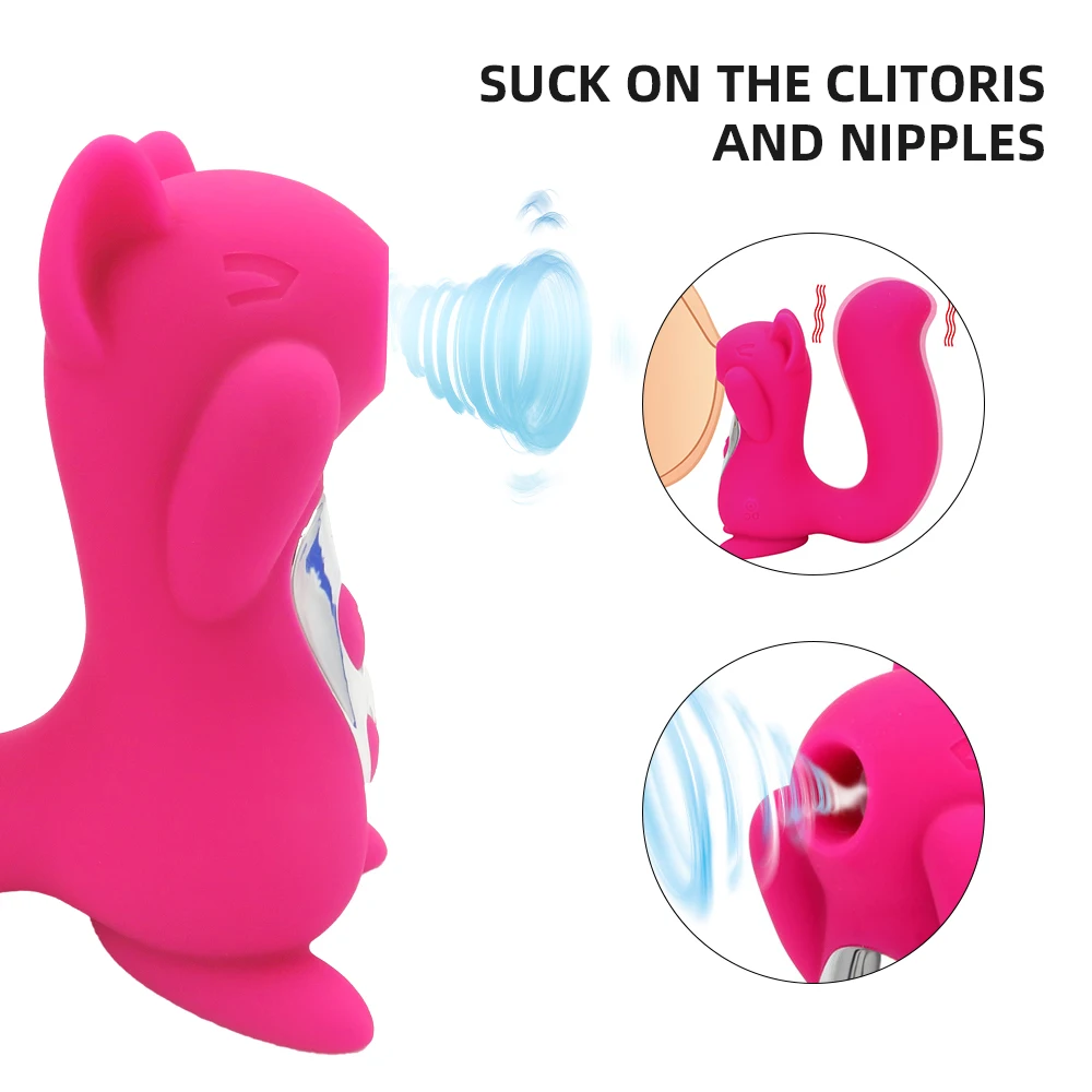 Best Selling Stimulator Nipple Squirrel Suction Vibrators Sex Toy Clitoral Sucking Vibrator Toys Sex Adult For Woman Sex Product