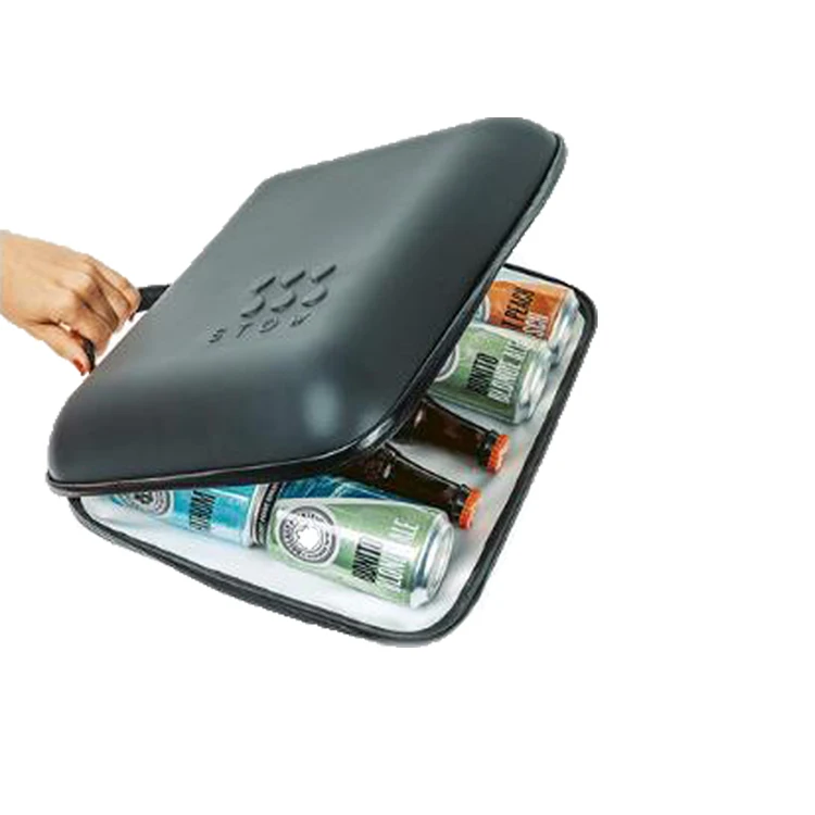 EVA Ice Pack Beer Beverage Portable Refrigerated Bag Red Wine Insulation Bag Shoulder Bag Custom Cool Travel Case